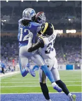  ?? RICK OSENTOSKI/ THE ASSOCIATED PRESS ?? Wide receiver Andre Roberts has been a welcome addition to the Detroit Lions offence.