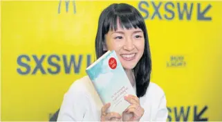 ??  ?? Japanese author and creator of the KonMari Method to declutter, Marie Kondo.