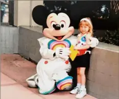  ?? Provided by Make-A-Wish ?? Jessica Liburdi as a child on her Make-A-Wish trip to Walt Disney World Resort.