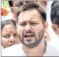  ??  ?? RJD leader Tejashwi Yadav