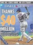  ?? ?? Mets are paying a lot of money to say goodbye to Robinson Cano.