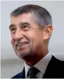  ?? AFP ?? Andrej Babis smiles before casting his vote in Pruhonice, Czech Republic. —