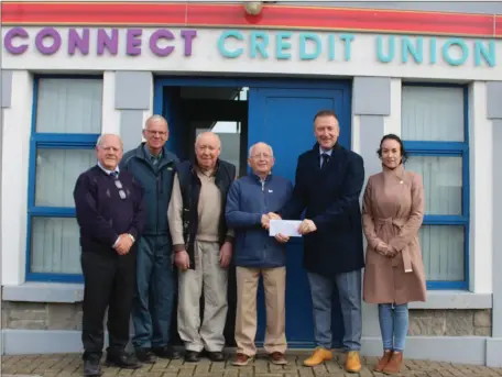  ??  ?? Connect Credit Union CEO Norman McDonnell presenting a cheque to Brian Carraher, Chairperso­n, Annagassan Lights Committee. Connect Credit Union is proud to sponsor this Community Lighting Up Ceremony, which takes place on Saturday the 30th November at 6.00pm in Annagassan.