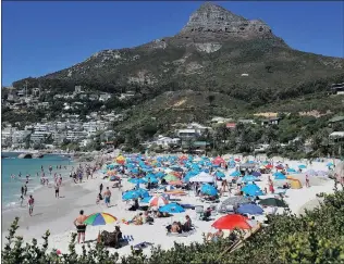  ?? Picture: COURTNEY AFRICA ?? TIP-TOP: Clifton’s 4th Beach is one the most sought-after spots in the world.