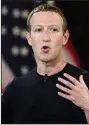  ?? (AP file photo) ?? “We all have a responsibi­lity to protect our democracy,” Facebook CEO Mark Zuckerberg said in a September post.