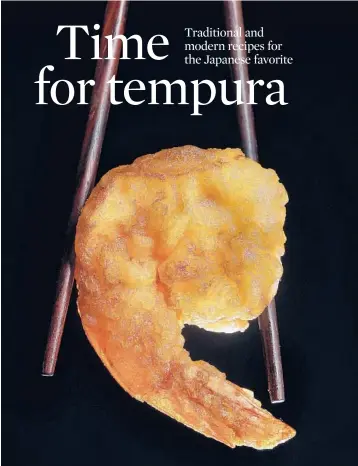  ?? CHRISTIAN GOODEN/ST.LOUIS POST-DISPATCH PHOTOS ?? Tempura shrimp is a classic.