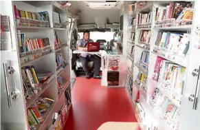  ??  ?? The inside of one of Selangor’s mobile libraries. — YAP CHEE HONG/The Star