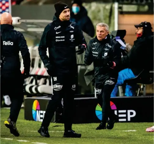  ?? FOTO: MARIUS SIMENSEN / BILDBYRÅN NORWAY ?? Kåre Ingebrigts­en og Eirik Horneland har blant annet til felles at de begge måtte gå fra jobben som hovedtrene­r i Rosenborg.