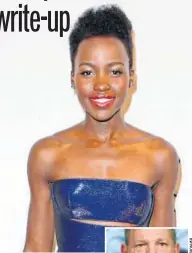  ?? PHOTO: ARTHUR MOLA/INVISION/AP ?? Lupita Nyong’o first met Harvey Weinstein when she was a student