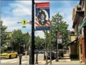  ?? MEDIANEWS GROUP FILE PHOTO ?? Banners featuring local veterans are on display along Main Street and other roads in Lansdale Borough.