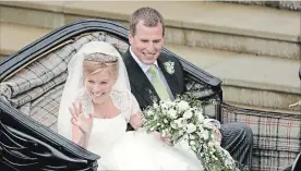  ?? SANG TAN THE ASSOCIATED PRESS ?? Canadian Autumn Kelly wed Peter Phillips, the eldest grandson of Queen Elizabeth II, in May 2008.