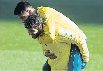  ?? FOTO: PERE PUNTÍ ?? Esteban Granero arrima el hombro El quinto capitán del Espanyol, seguro de que el equipo remontará el vuelo tras cinco derrotas