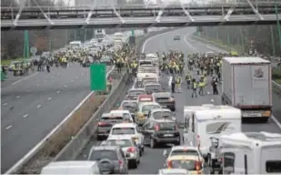  ?? EP ?? Toulouse Según Afp, ayer se congregaro­n 4.500 manifestan­tes, más que en la capital. Se registraro­n varios enfrentami­entos leves con la Policía