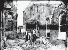  ?? Los Angeles Times ?? THE 1933 Long Beach earthquake had a 6.4 magnitude and killed 120 people. Scientists have discovered missing links between faults in the area.