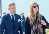  ??  ?? Nipote Lapo Elkann, 41 anni, e Bianca Brandolini d’adda, 31 Insieme Andrea Agnelli, 43 anni e la compagna Deniz Akalin, 36