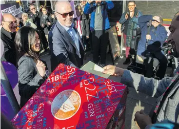  ?? ARLEN REDEKOP/PNG ?? B.C. Premier John Horgan is urging voters to choose proportion­al representa­tion on their mail-in referendum ballots, which are due Nov. 30.