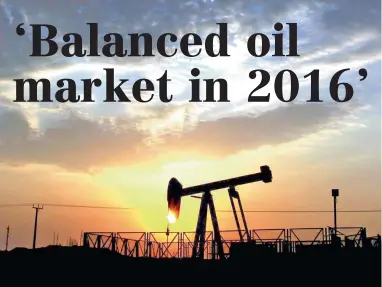  ?? PICTURE: AP ?? IN OPERATION: An oil pump in Sakhir, Bahrain. Opec has led the growth in the supply of crude oil as its core members in the Middle East Gulf have attempted to build market share, leading to higher inventorie­s.