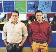  ?? MINT/FILE ?? Snapdeal founders Rohit Bansal and Kunal Bahl