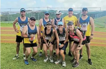  ?? Picture: SUPPLIED ?? RUNNING FOR A CAUSE: The Gonubie Harriers Running Club are supporting the Carel du Toit Centre by taking part in the Hear to Run challenge. Pictured are members at the 2020 Tomato Trot