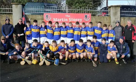  ??  ?? The victorious St. Mary’s (Rosslare) squad.