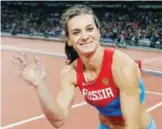  ??  ?? Yelena Isinbayeva