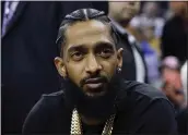  ?? THE ASSOCIATED PRESS ?? Rapper Nipsey Hussle was killed in a shooting in March.