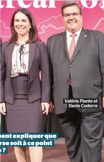  ??  ?? Valérie Plante et Denis Coderre