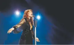  ?? Simone Joyner, Getty Images Europe ?? Florence Welch of Florence + The Machine, which will be performing at Grandoozy.