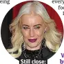  ??  ?? . Still close:. . Denise van Outen.