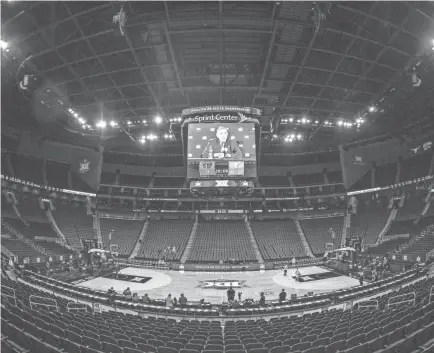  ?? WILLIAM PURNELL/USA TODAY SPORTS ?? The NCAA is hoping not to have empty arenas like this next March.