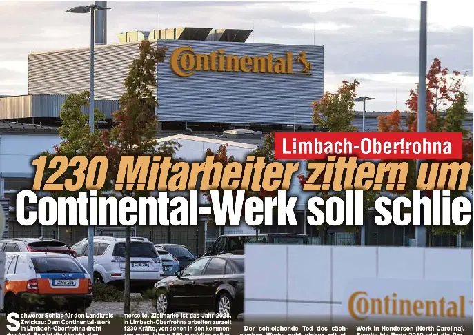 Continental Gibt Sachsen Werk Auf Pressreader