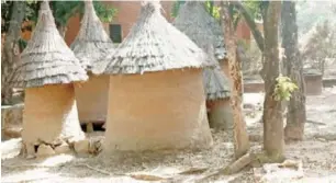  ?? ?? A preserved traditiona­l compound of the Irigwe people in Jos museum