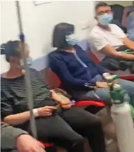  ??  ?? Emergency room: Madrid patients wait for treatment in masks, right, as others fill the wards