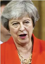  ??  ?? Opinion: Former PM Theresa May
