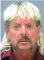  ?? SANTA ROSA COUNTY JAIL VIA AP ?? Joseph Maldonado-Passage, also known as Joe Exotic, was not included on the list announced Wednesday of pardons by former President Donald Trump.