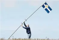  ??  ?? MYSPs are flying the flag for Orkney and Shetland with the bid to get the islands’ flags available as emojis