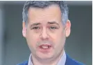  ??  ?? ANGRY Sinn Fein’s Pearse Doherty