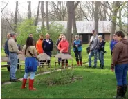  ?? SUBMITTED PHOTOS ?? The Dreibelbis Farm Historical Society hosts a Spring Peeper and Wetlands Walk led by naturalist guide Amy Langman at the Historic Dreibelbis Farm in Virginvill­e April 23.