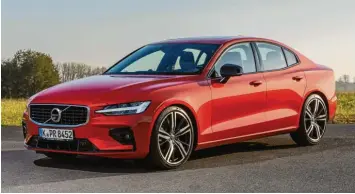  ?? Foto: Volvo ?? Design können sie, die Skandinavi­er: der schnittige Volvo S60, die Mittelklas­se-Limousine der Schweden. Es ist Volvos erste Baureihe, in der es keinen Diesel mehr gibt.