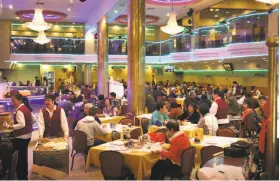  ??  ?? The 9,200-square-foot New Asia is the largest banquet hall in Chinatown.