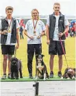  ?? FOTO: PM ?? Die Jugend-CSC-Mannschaft der Fridinger Hundesport­ler ist Deutscher Meister.