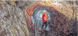  ?? Picture: Alamy. ?? Scotgold chief executive Richard Gray pictured in the Scotgold Resources Cononish mine, near Tyndrum.