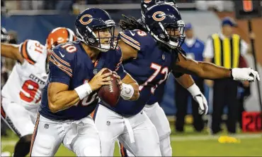  ?? ASSOCIATED PRESS ?? Ohio native Mitchell Trubisky, the second overall pick in this year’s draft, takes over as the starting quarterbac­k for the Bears when they host the Vikings on Monday night.