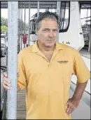  ??  ?? Jeff Perfater, of Suwanee, is marketing his business as a safe alternativ­e to drinking and boating.