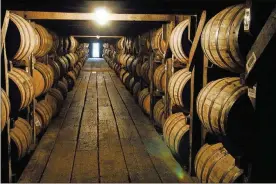  ?? TOM EBLEN / LEXINGTON HERALD-LEADER ?? Kentucky bourbon distillers - like the Buffalo Trace distillery - are lobbying President Joe Biden for relief before the retaliator­y tariffs on American whiskey exports to the European Union double in June.