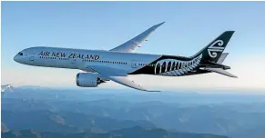  ??  ?? Air New Zealand will operate 787-9 Dreamliner­s on the Tasman route along with the narrow body A320neo.