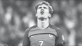  ??  ?? Frankrijk mist dinsdag in het oefenduel met Ivoorkust sterspeler Antoine Griezmann. De aanvaller van Atlético Madrid heeft een voetblessu­re. (Foto: Goal)