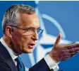  ?? Foto: dpa ?? Generalsek­retär Jens Stoltenber­g versi‰ cherte, dass die Nato weiter um die Men‰ schenrecht­e kämpfen werde.