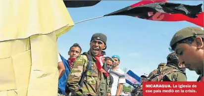  ??  ?? NICARAGUA. La Iglesia de ese país medió en la crisis.