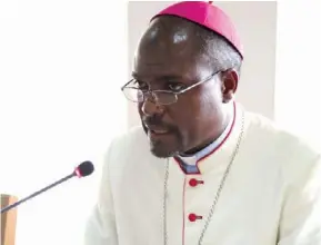  ?? JORNAL DE ANGOLA ?? Presidente da Conferênci­a Episcopal de Angola e São Tomé D.Gabriel Mbilingui